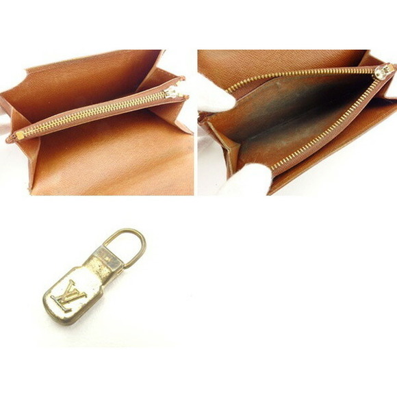 Louis Vuitton Wallet Monne Brown Porte Zip - Picture 6 of 6